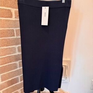 NWT DKNY Navy Pencil Skirt with slit
